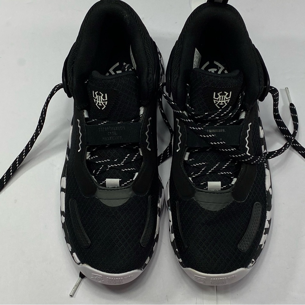 Adidas D.O.N. Issue 3 Black & White Basketball Sneakers H 67719 Men’s Size:8 - Picture 4 of 16